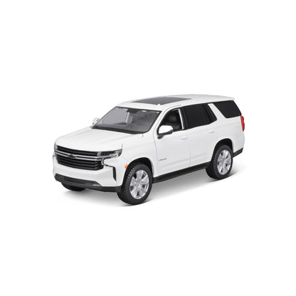Maisto Chevrolet Tahoe 2021 White - 1:24 Diecast Model - Wild Willy