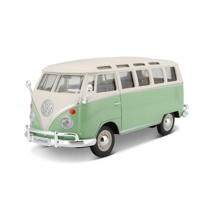 Maisto Volkswagen Van Samba Green 1:24 Diecast Model - Wild Willy