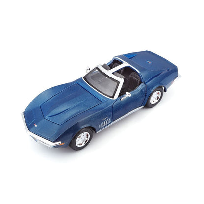 Maisto Corvette 1970 Blue 1:24 Die-Cast Vehicle - Wild Willy