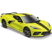 Maisto Chevrolet Corvette Stingray 2020 Yellow 1:24 Scale Model