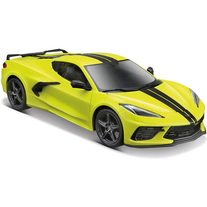 Maisto Chevrolet Corvette Stingray 2020 Yellow 1:24 Scale Model