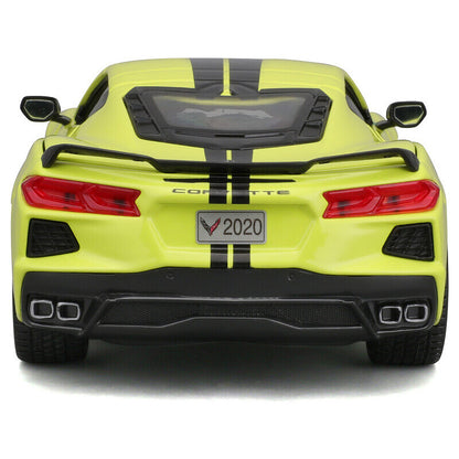 Maisto Chevrolet Corvette Stingray 2020 Yellow 1:24 Scale Model