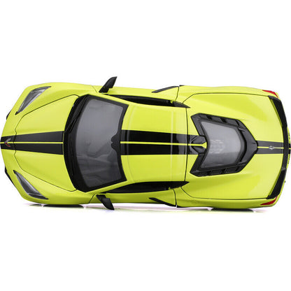 Maisto Chevrolet Corvette Stingray 2020 Yellow 1:24 Scale Model