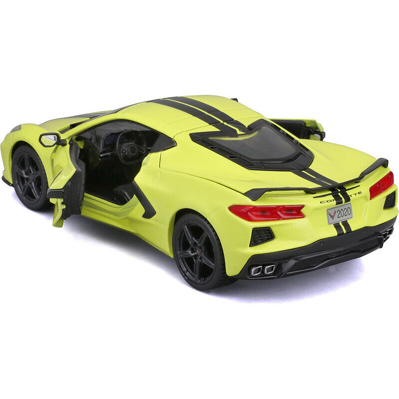 Maisto Chevrolet Corvette Stingray 2020 Yellow 1:24 Scale Model
