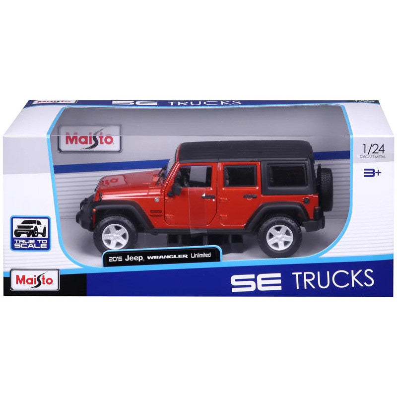 MAISTO TRUCKS JEEP WRANGLER UNLIMITED 1:24