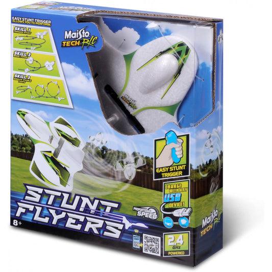 Maisto TECH Remote Control Stunt Flyer Plane - Wild Willy