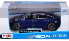 MAISTO Mercedes EQS 2022 Blue 1:24 Diecast Model - Wild Willy