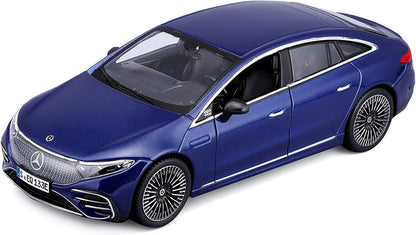 MAISTO Mercedes EQS 2022 Blue 1:24 Diecast Model - Wild Willy