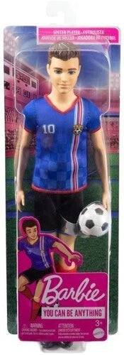 Barbie Ken Soccer Doll Blue
