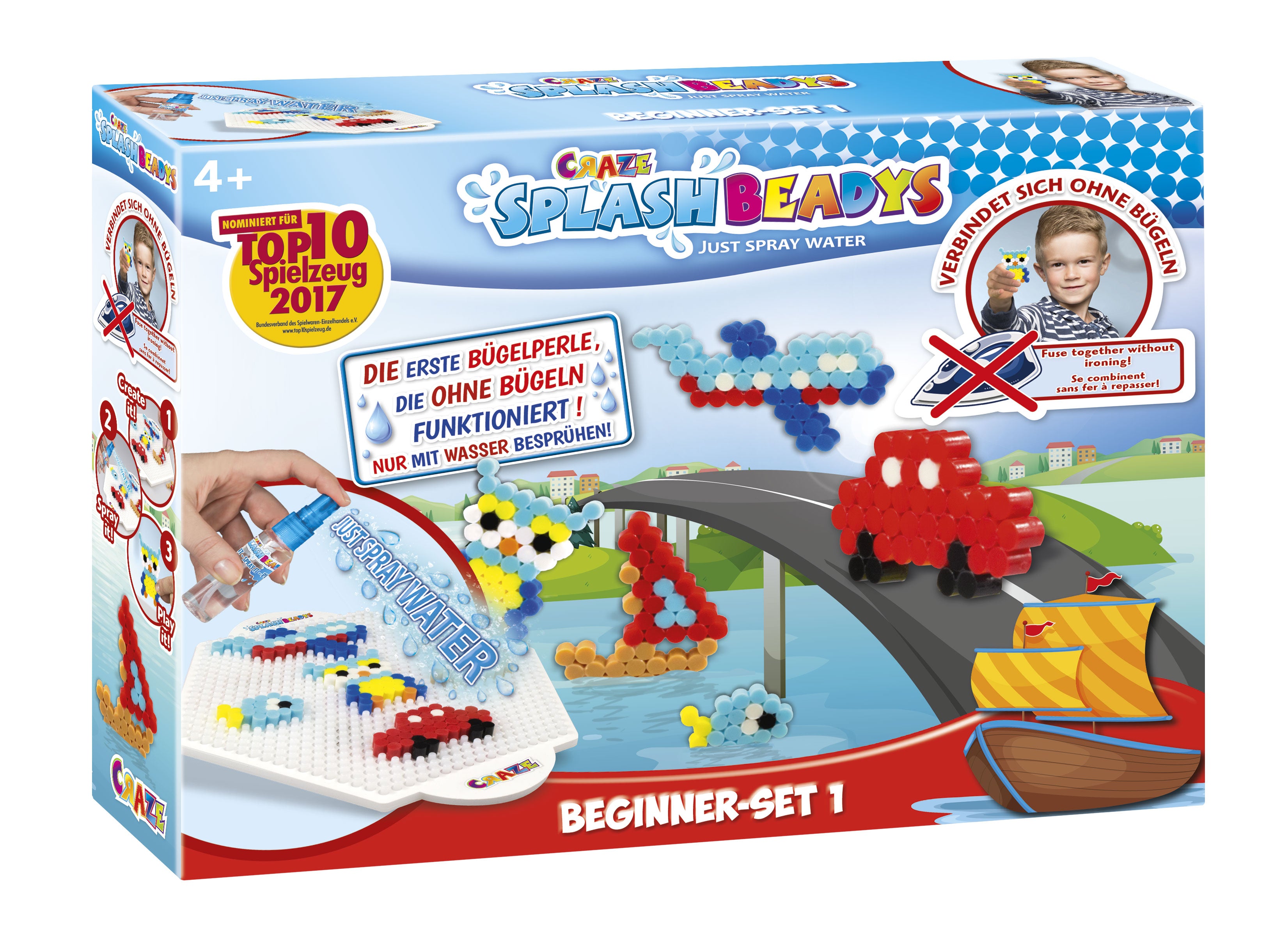 CRAZE Splash Boys 15278 Beadys – Beginner Set, Multi-Colour - Wild Willy - Toys Lebanon