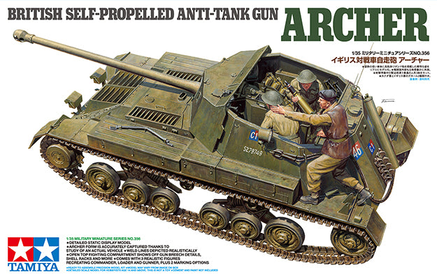 TAMIYA BRITISH SELF-PROPELLED ANTI TANK ARCHER 35356 - Wild Willy - Toys Lebanon