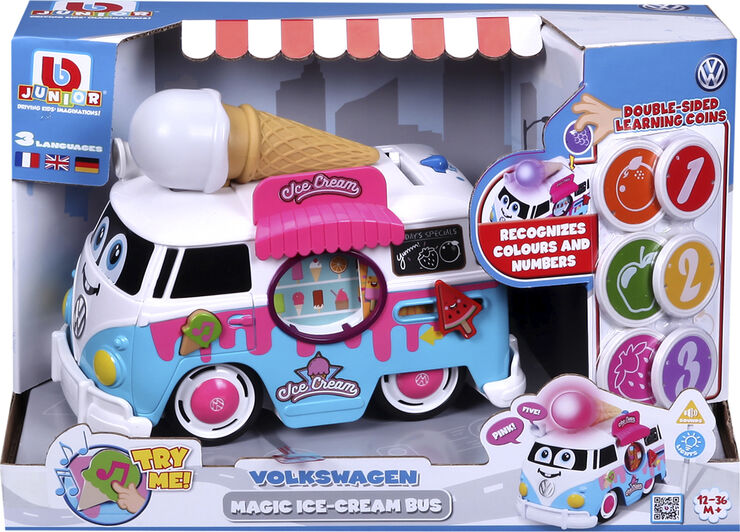 BBJunior VW Volkswagen Magic Ice Cream Bus