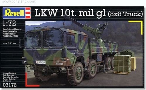ReVell LKW 10T. MIL GL 8X8 TRUCK 1:72 - Wild Willy - Toys Lebanon