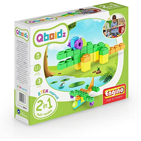 QBOIDZ 2 IN 1 MULTIMODELS Crocodile  by Engino