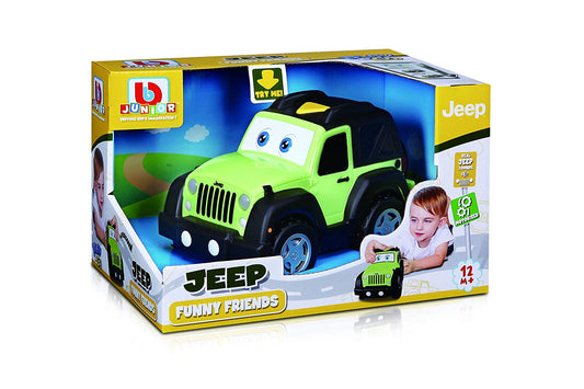BB Junior Play & Go Funny Friend Jeep Wrangler Vehicle - Wild Willy - Toys Lebanon