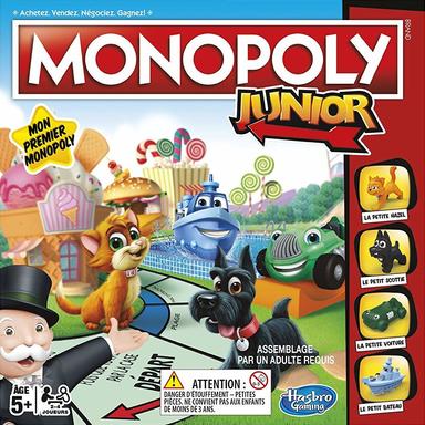 Hasbro – Monopoly Junior Board Game – French - Wild Willy - Toys Lebanon