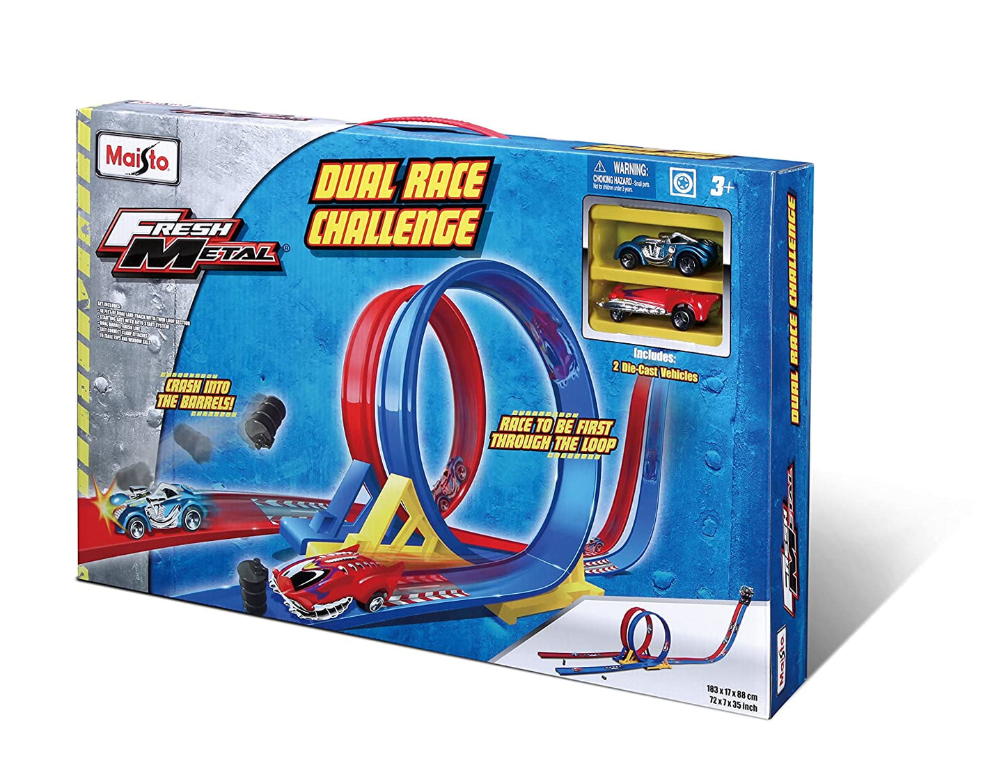 MS FRESH METAL DUAL RACE CHALLENGE ( MS12362 ) - Wild Willy - Toys Lebanon