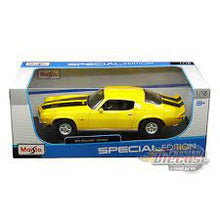 MAISTO CHEVROLET CAMARO 1971 1:18 YELLOW