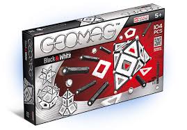 GEOMAG PANELS BLACK & WHITE 104 PCS ( GM013) - Wild Willy - Toys Lebanon