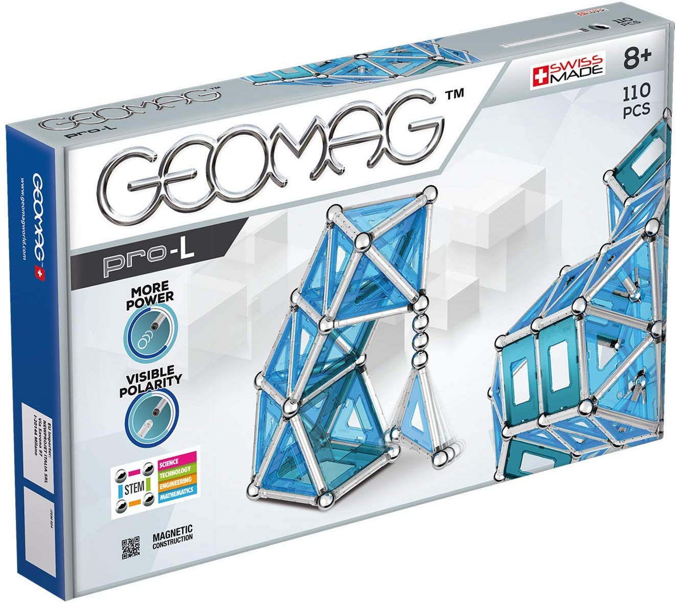 GEOMAG PRO COLOR 110PCS GM024 - Wild Willy - Toys Lebanon