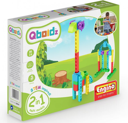 QBOIDZ 2 IN 1 MULTIMODELS Giraffe by Engino