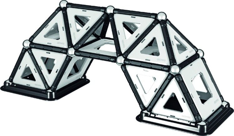 GEOMAG PANELS BLACK & WHITE 104 PCS ( GM013) - Wild Willy - Toys Lebanon