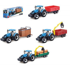 BU 1/50 FARM TRACTOR & TRAILER - Wild Willy - Toys Lebanon