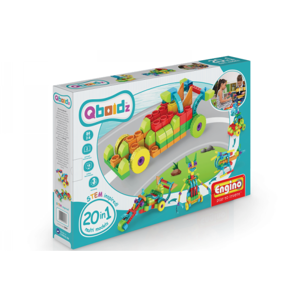 QBOIDZ 20 IN 1 MULTIMODELS by Engino - Wild Willy - Toys Lebanon