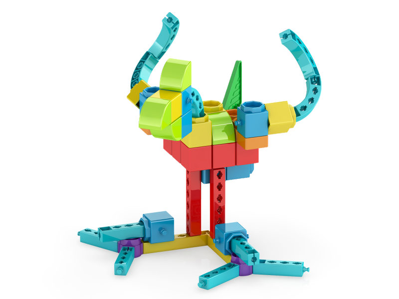 QBOIDZ 8 IN 1 MULTIMODELS (ALIEN ROBOT) by Engino - Wild Willy - Toys Lebanon